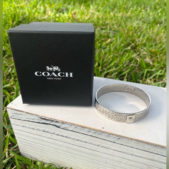 Authentic Silver Coach Bangle Y2K - Picture 2 of 12